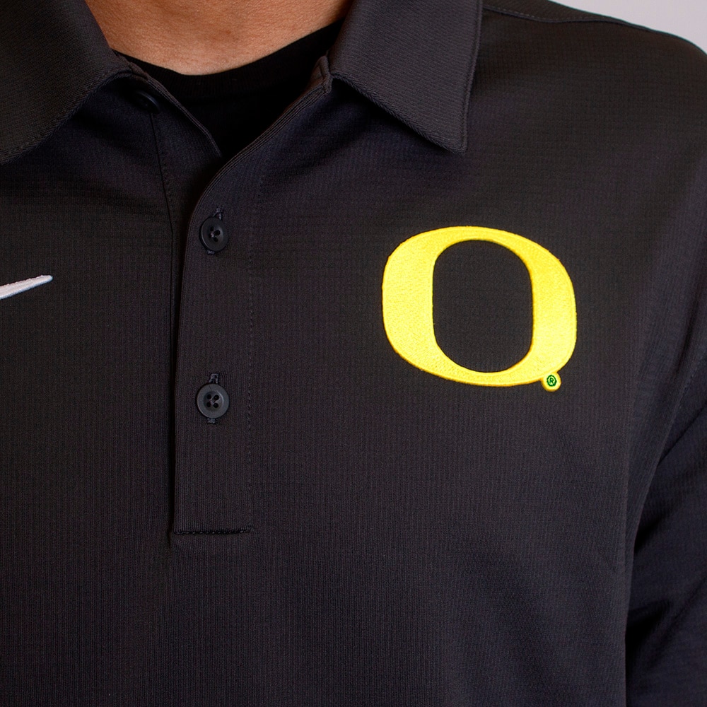 Classic Oregon O, Nike, Grey, Polo, Performance/Dri-FIT, Men, Franchise, Shirt, 792263